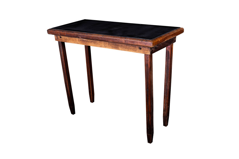 APARADOR MADEIRA RUSTICA DESMONTÁVEL TAMPO PRETO