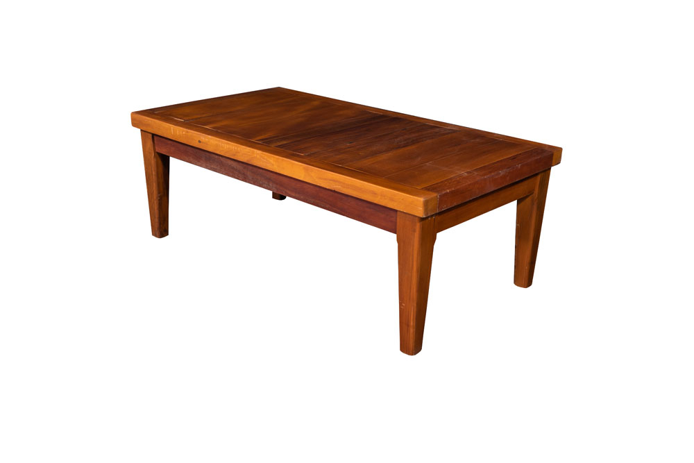 MESA DE MADEIRA COM CENTRO RUSTICA