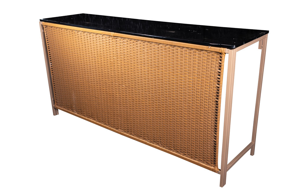 BALCÃO / APARADOR DE JUNCO