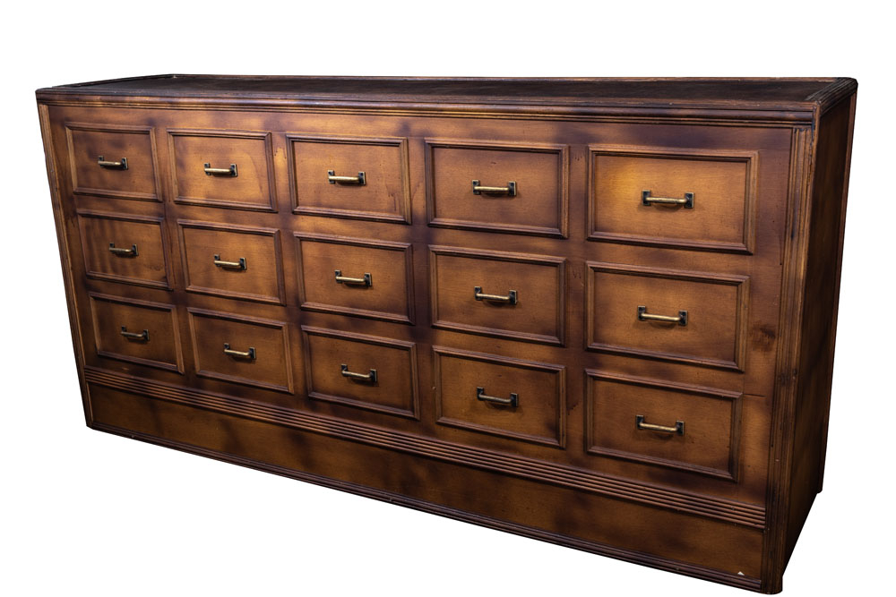 BALCÃO / APARADOR DE MADEIRA GAVETEIRO