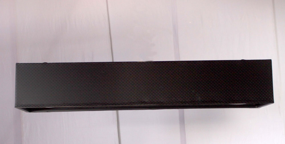 LUSTRE RETANGULAR EM COURINO COM 05 PINBIN 220V