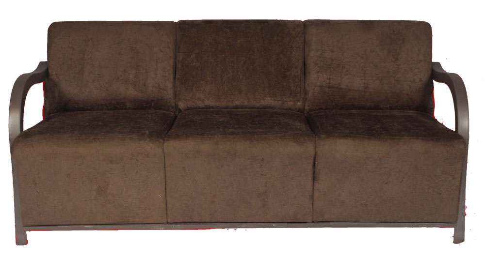 SOFA SUEDE POLTRONA 03 LUGARES COM BRAÇO 