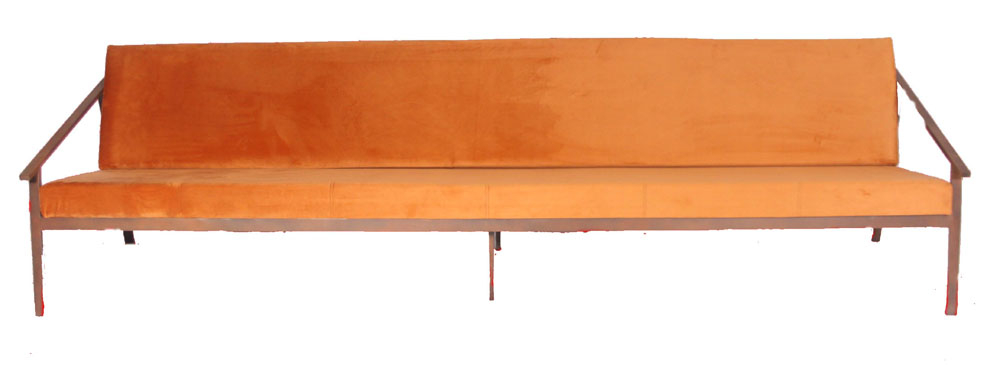 SOFA VELUDO DE FERRO  8 LUGARES 