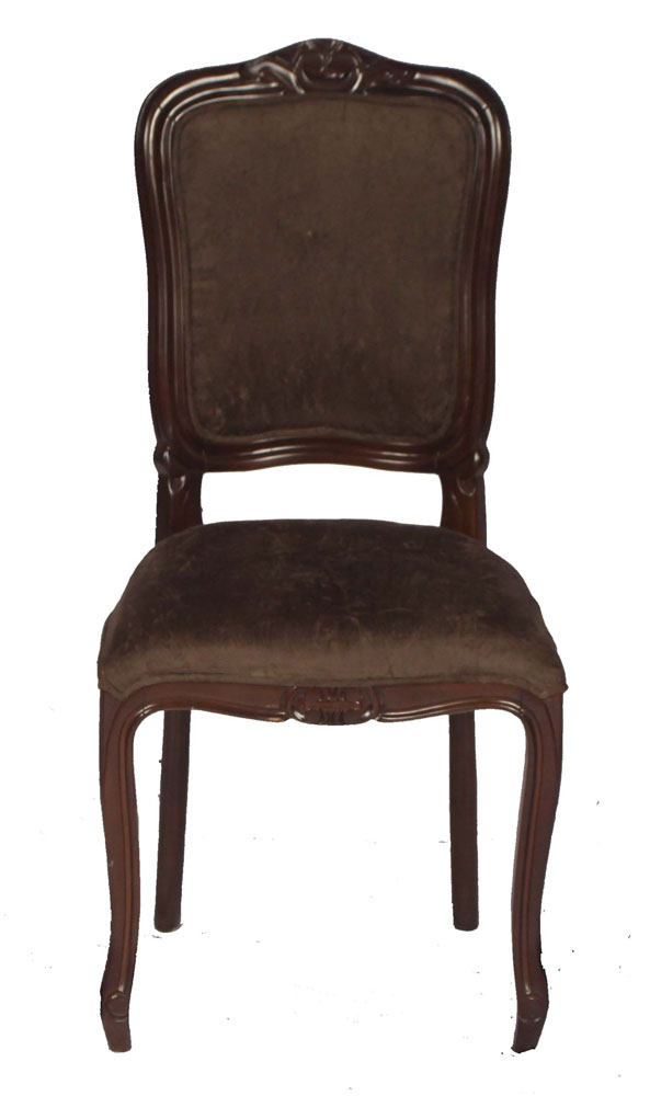 CADEIRA SUEDE  MEDALHÃO COM BRAÇO 