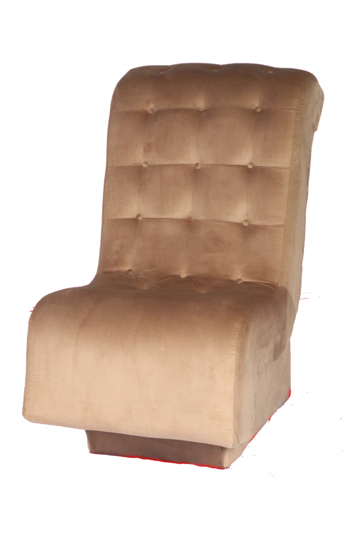 POLTRONA VELUDO DIVÃ 