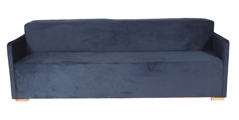 SOFA VELUDO PUFF 1/2 ENCOSTO 