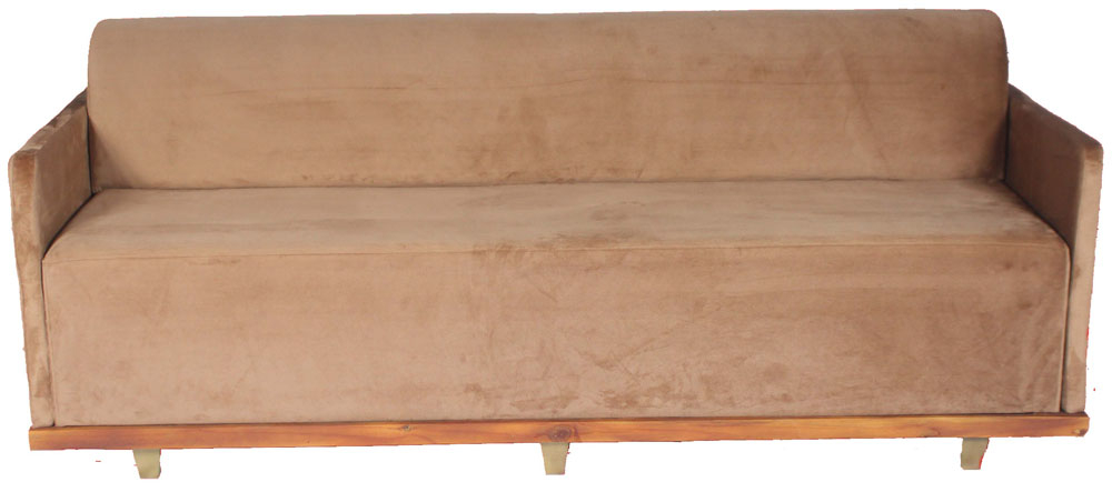 SOFA COM ENCOSTO REDONDO 