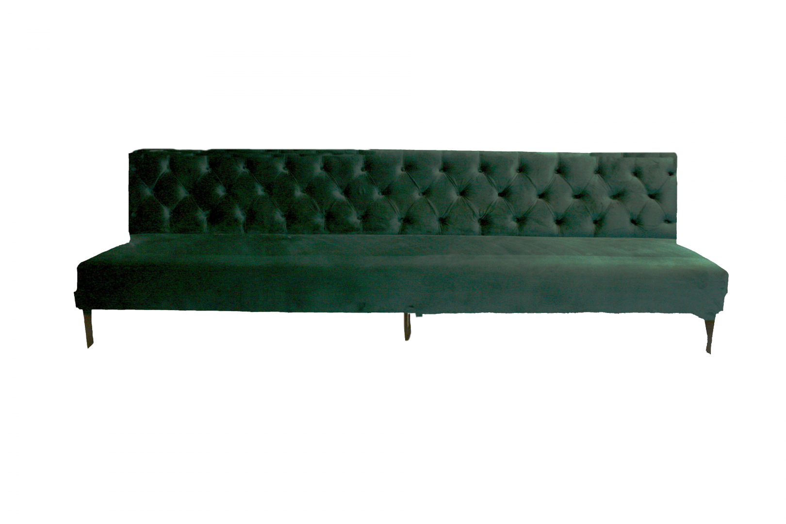 SOFÁ CAPTONE DE VELUDO NOBRE MUSGO 