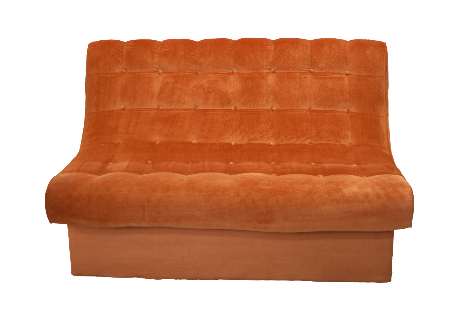 SOFÁ ANATOMICO EM VELUDO BOTONE DOIS LUGARES 