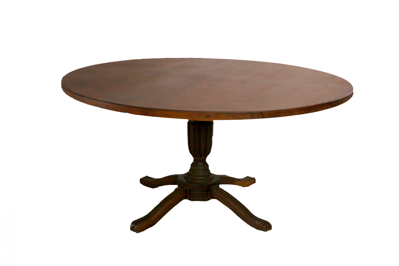 MESA REDONDA COLONIAL IMBUIA DIAMETRO (10 Á 12 LUGARES) 