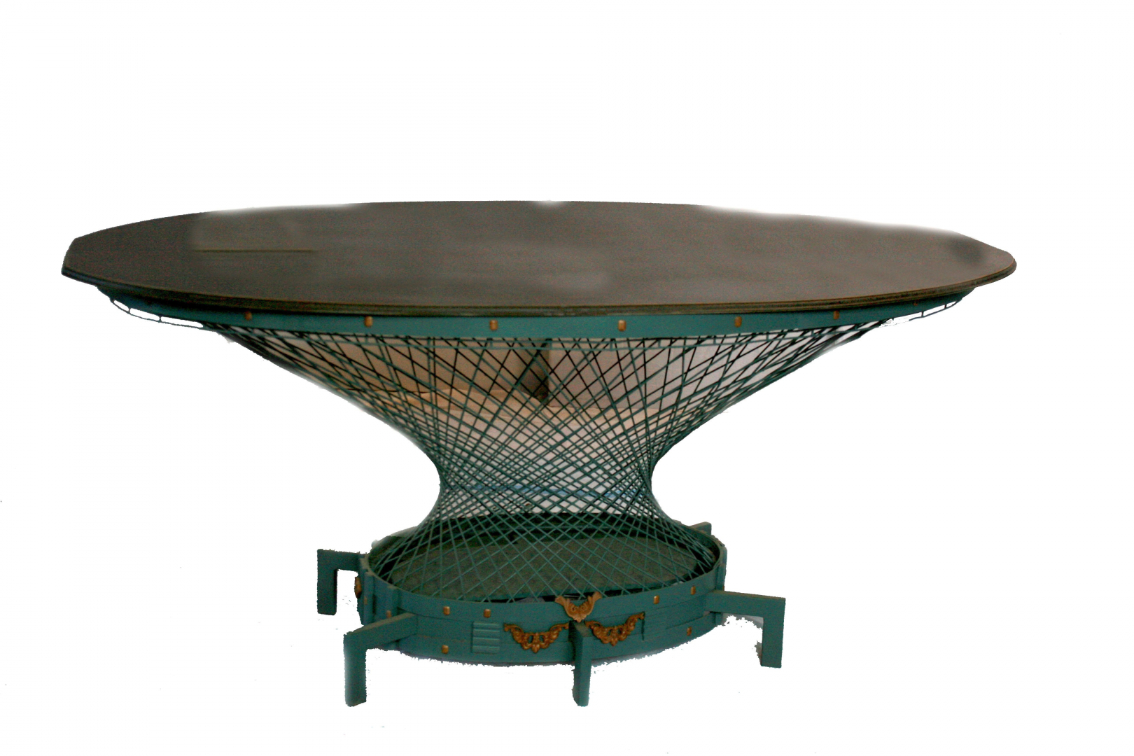 MESA COLONIAL ARAMADA TURQUEZA TAMPO IMBUIA 